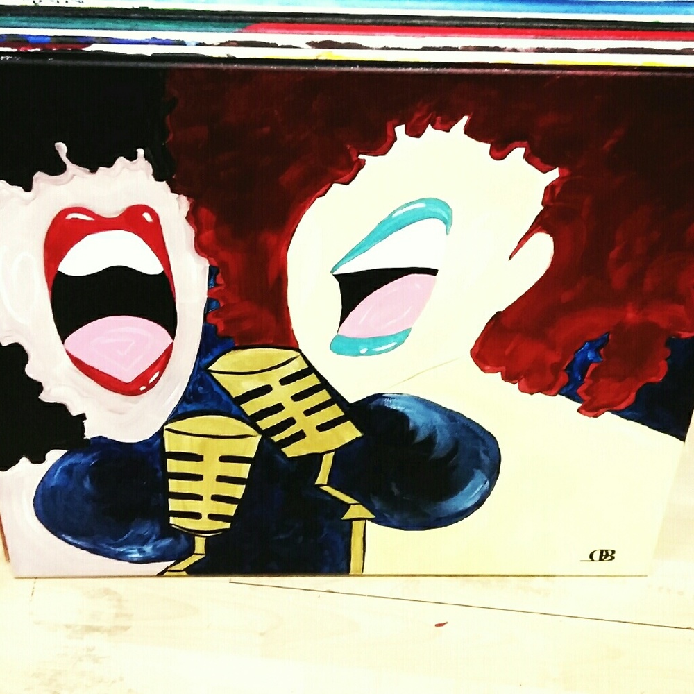 Handpainted Acrylic Canvas
